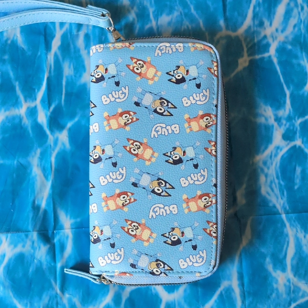 New Bluey Wristlet Wallet